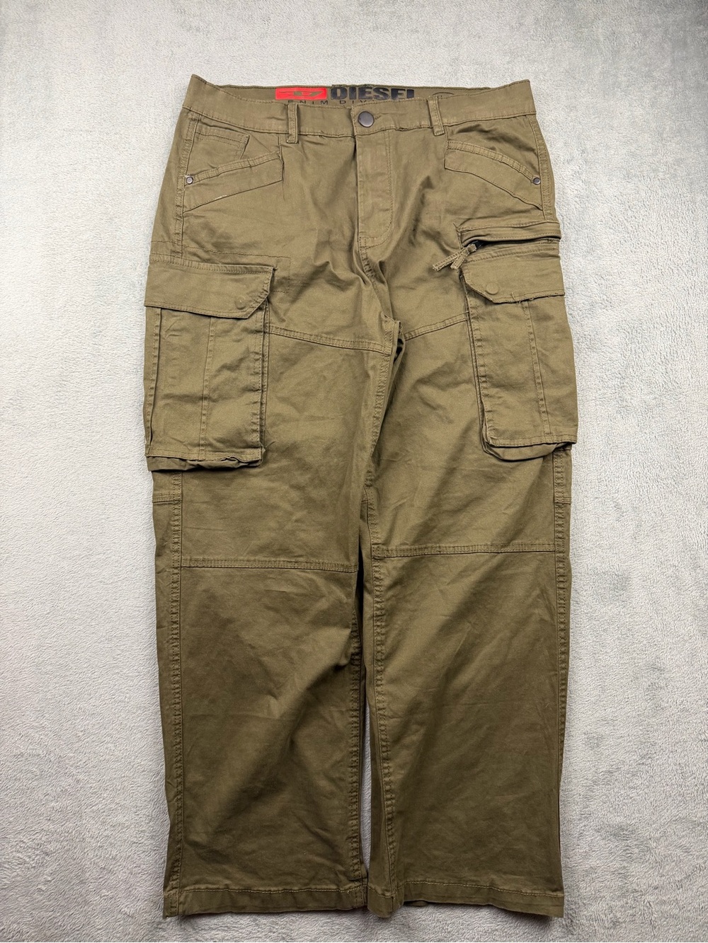 Diesel Men's Cargo Pants - Olive